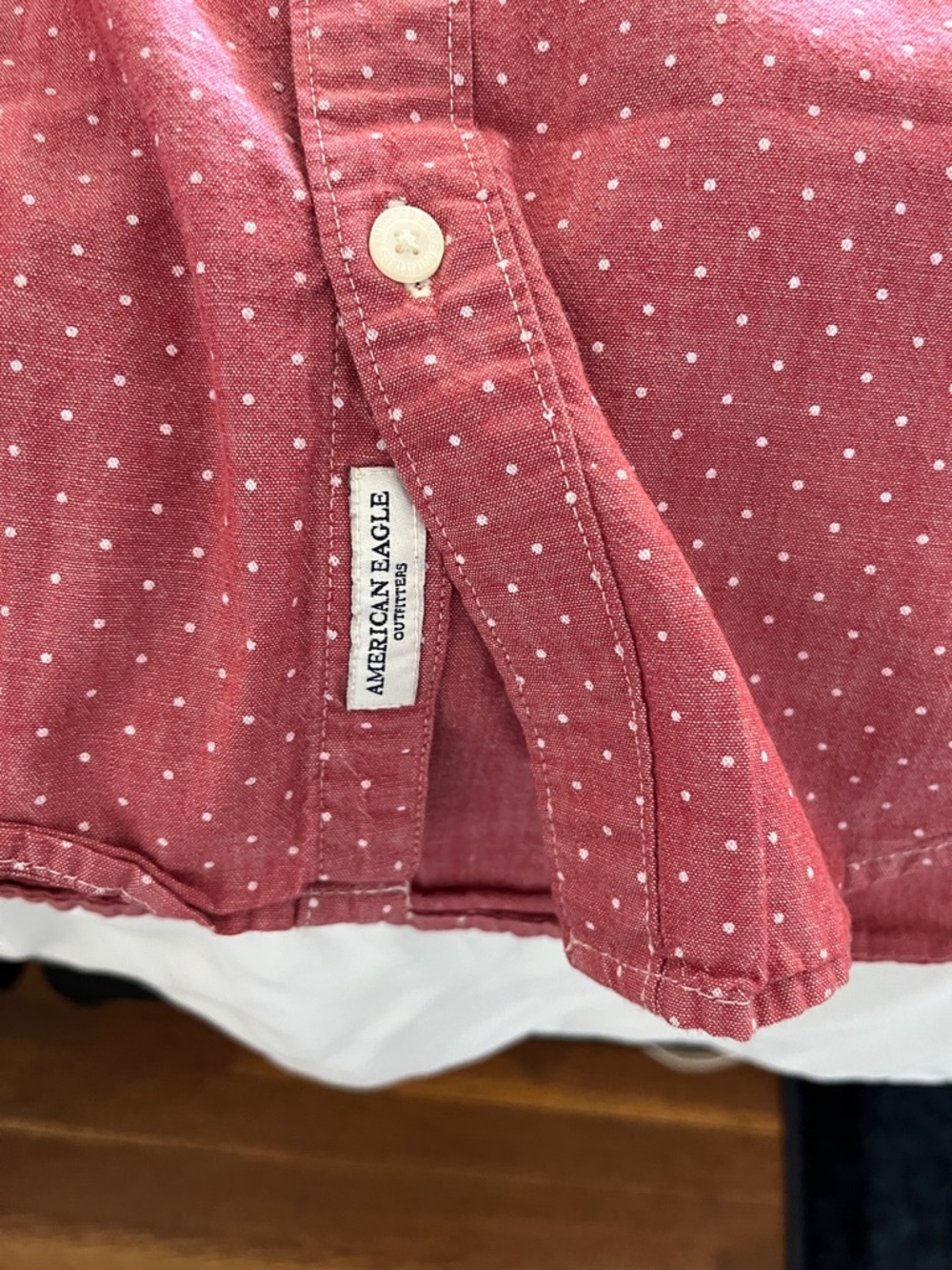 American Eagle Men’s Short Sleeve Button Down - Picture 4 of 4